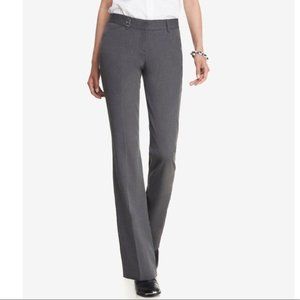 Express Editor Flare Stretch Gray Slacks NWT